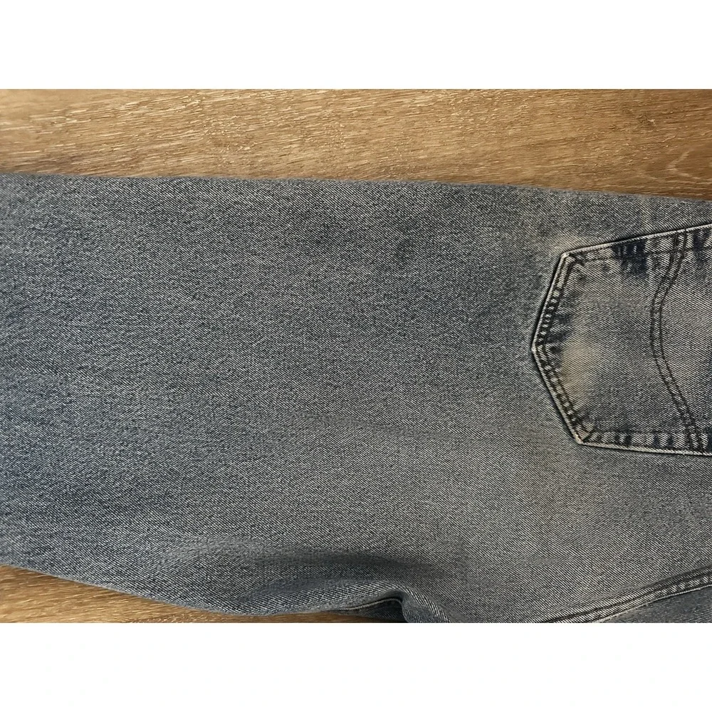 Carhartt Work Jean 42x32 Relaxed Fit Distressed Utility Workwear Carpenter Denim